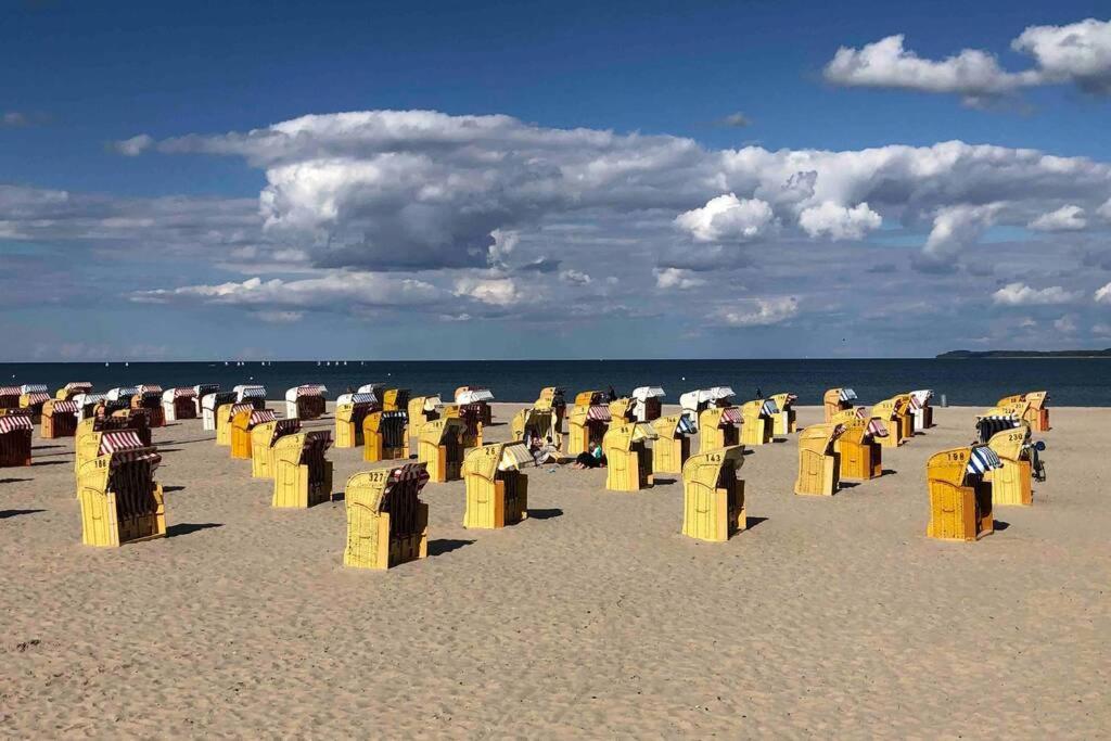 Ferienwohnung "Klarschiff" Travemuende Fusslaeufig Zum Strand Lubecca Esterno foto